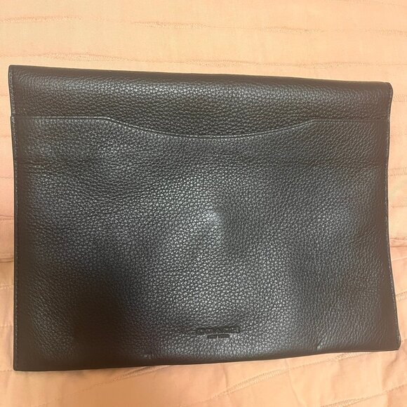 Coach full grain pebbled leather Tablet Sleeve - Picture 7 of 8